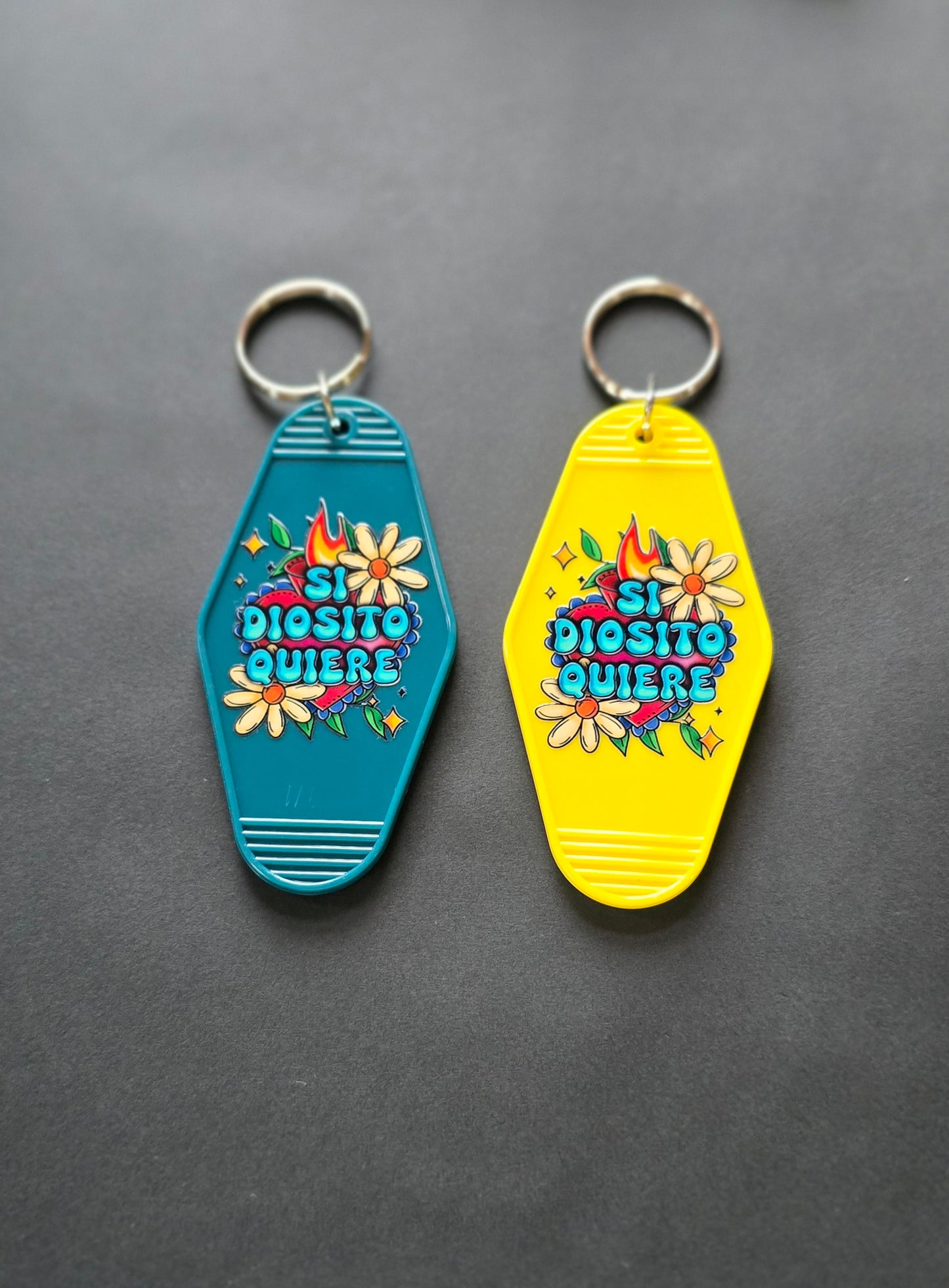 Si Diosito Quiere Keychain