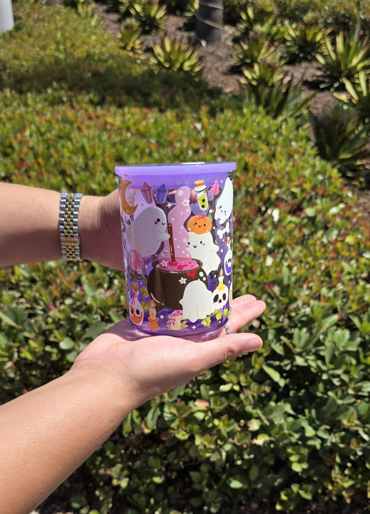 Fantasmitas tumbler with handle