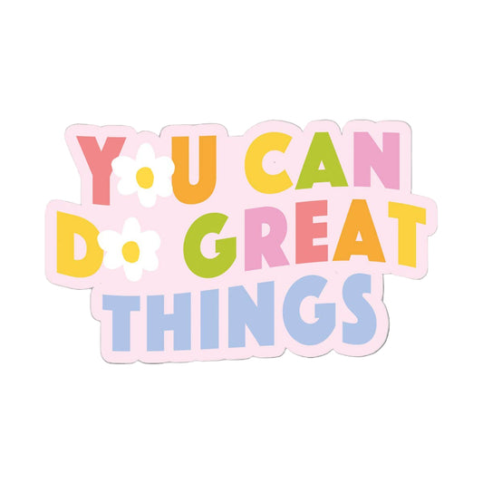 Great Things Vinyl Sticker - Back to School
