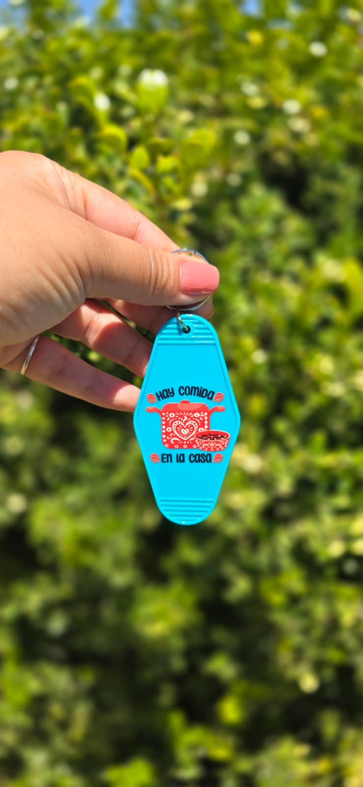 Hay comida en la casa Keychain