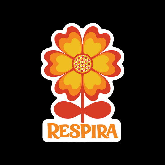 Respira Retro Mexican Sticker