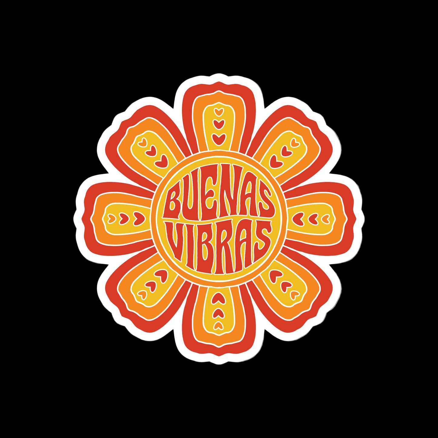 Buenas Vibras Retro Mexican Sticker