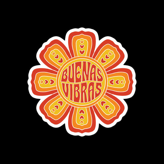 Buenas Vibras Retro Mexican Sticker