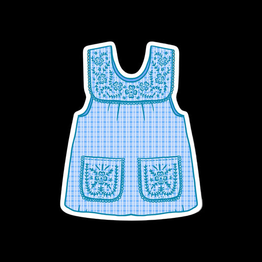 Abuelas Blue Mandil Vinyl Sticker
