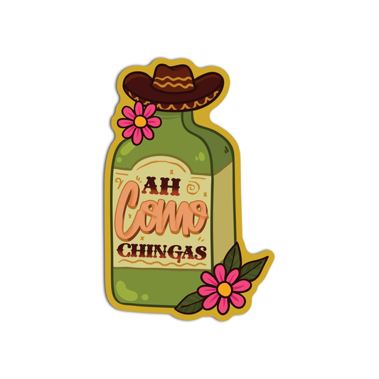 Ah Como Chingas Mexican Textured Stickers