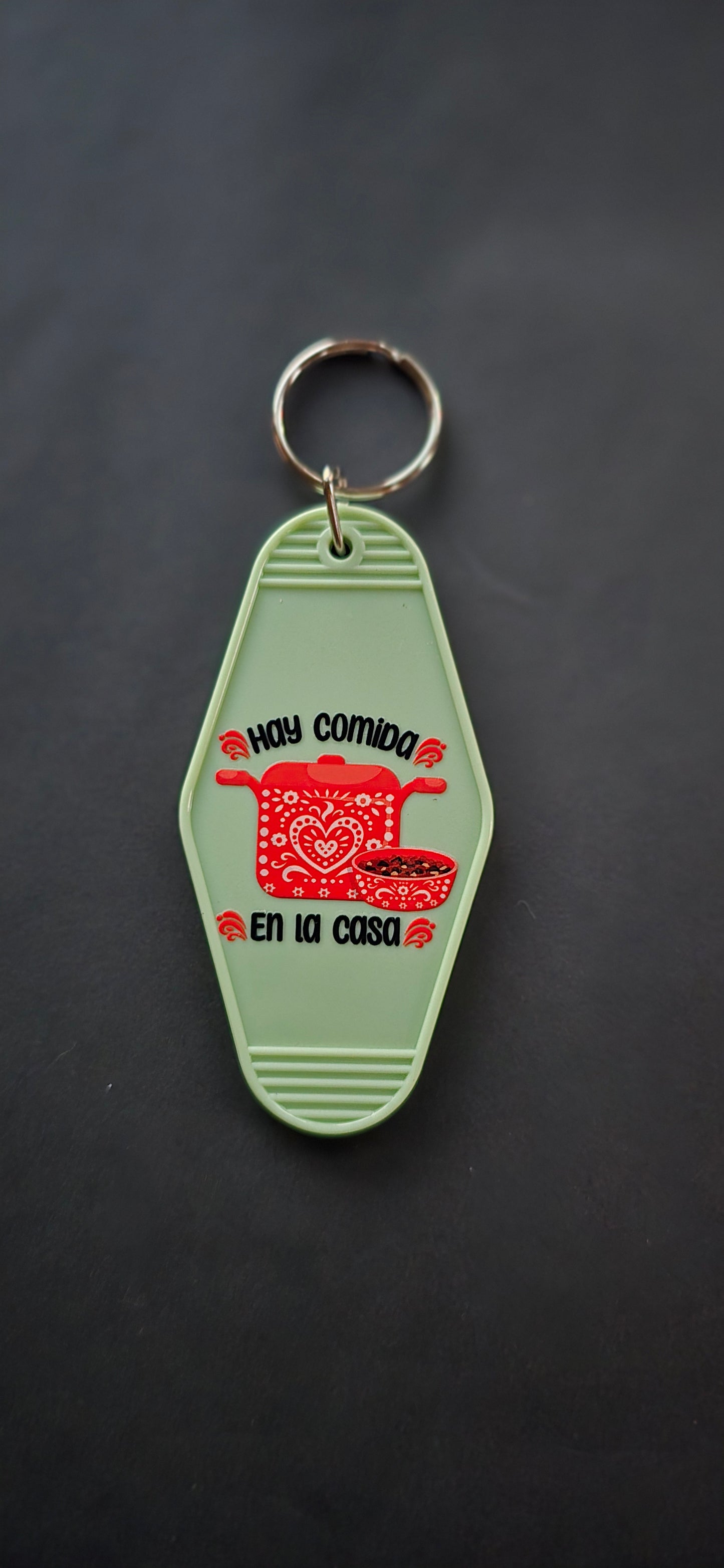 Hay comida en la casa Keychain