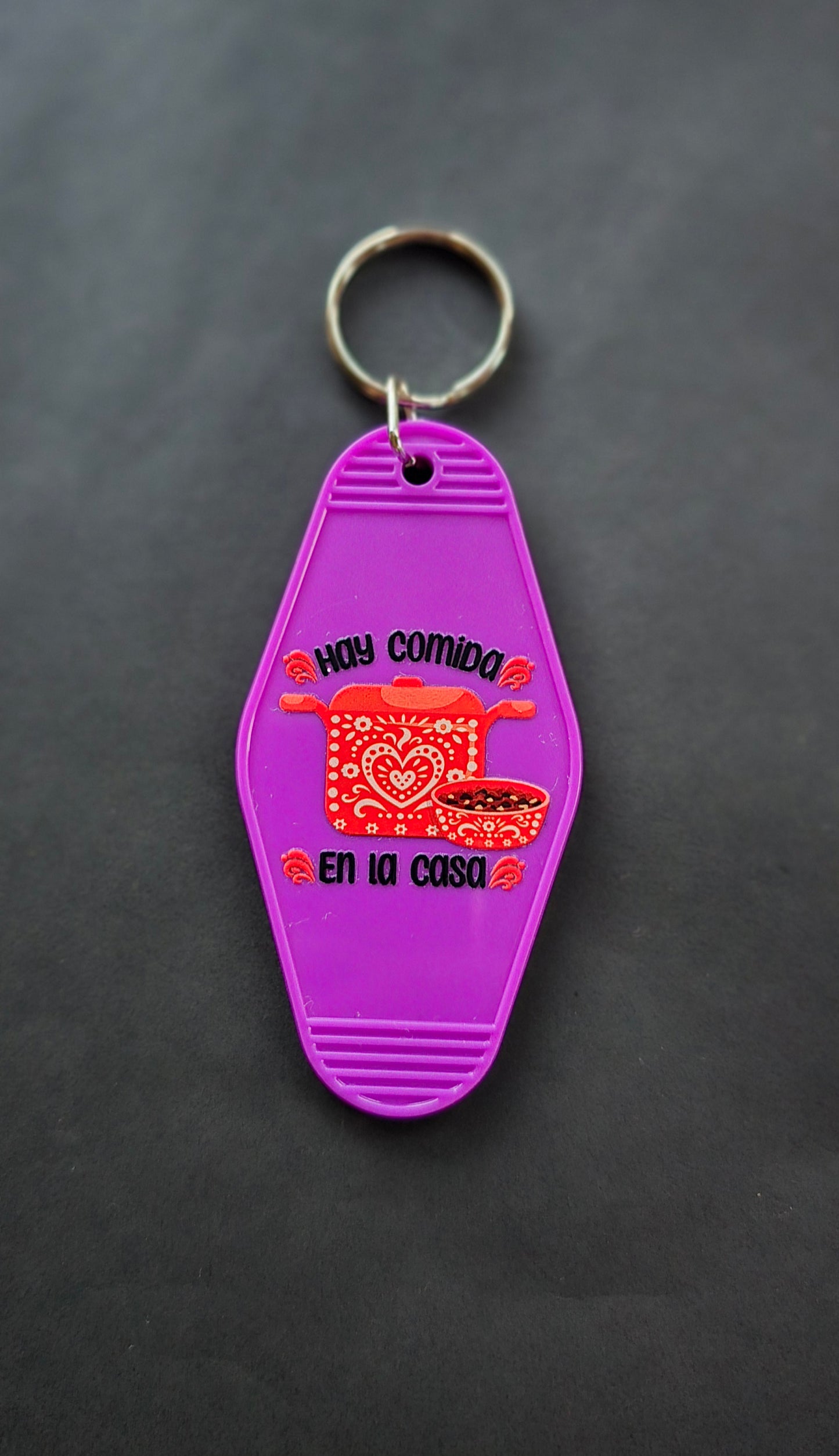 Hay comida en la casa Keychain