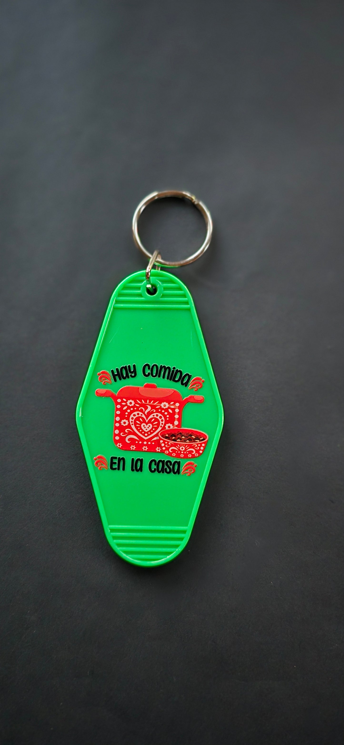 Hay comida en la casa Keychain
