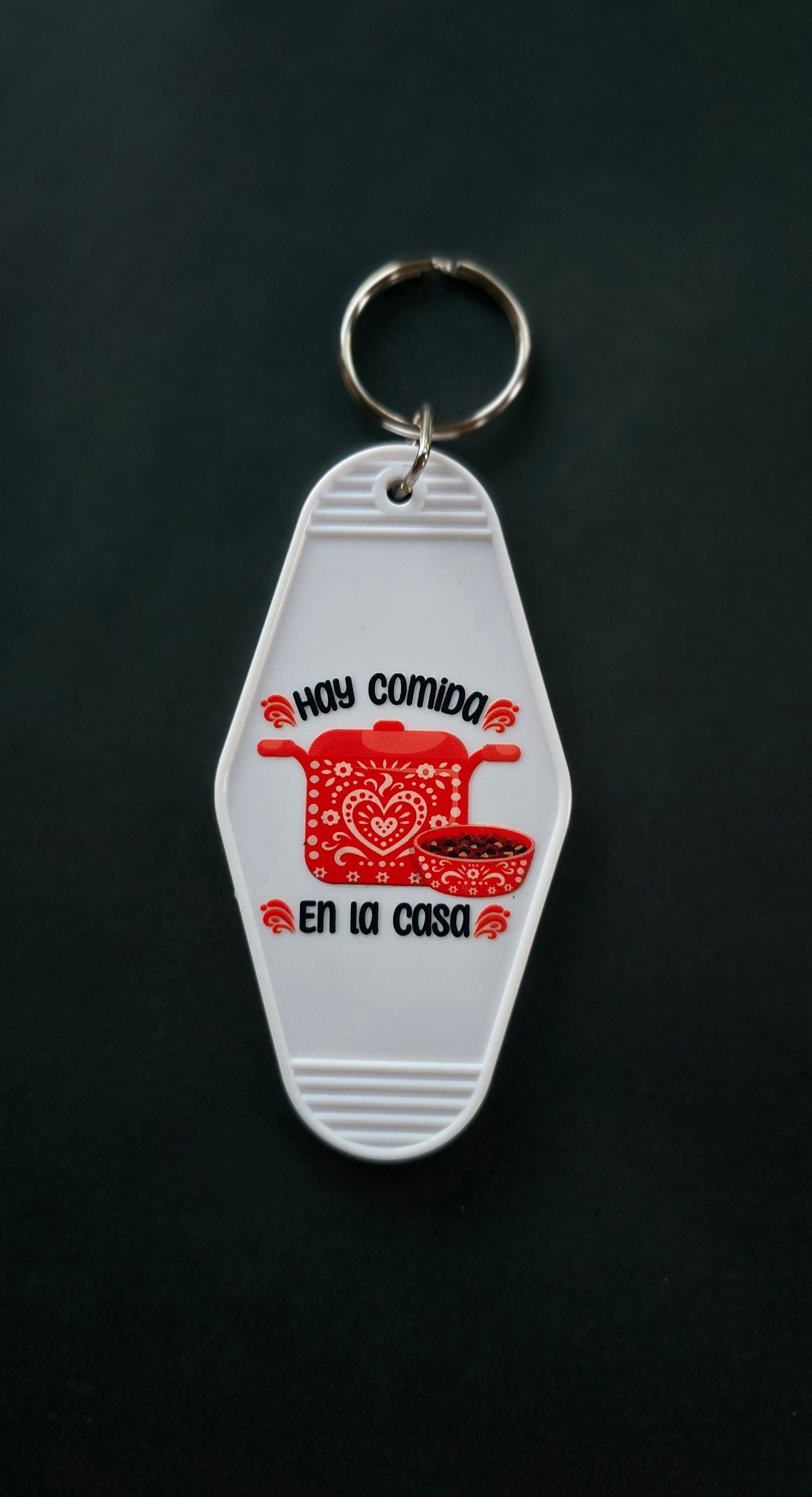 Hay comida en la casa Keychain